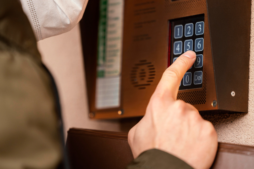 number lock access control system in dubai